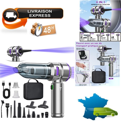 Aspirateur voiture sans fil - sans,