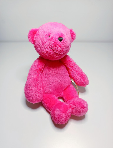 Peluche doudou ours rose - peluche/doudou,