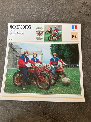 Carte fiche moto collection - fiche,