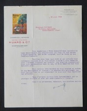 Invoice 1924 HUARD CHATEAUBRIANT Seeder Plough Agricultural Machine Illustrated 100