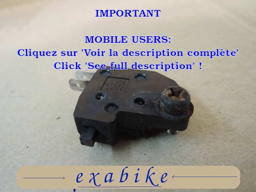 Contacteur frein avant pour - contacteur,