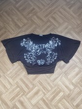 Croc Top Marron Avec Motifs Argenté Taille Unique Oversize Miss Coco (NEUF)