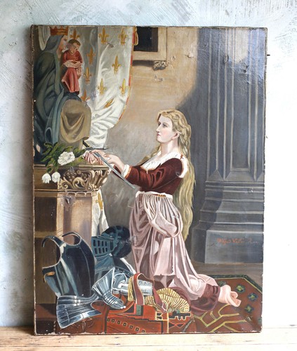 Antique french joan arc - of,
