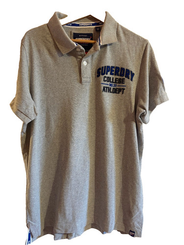Superdry polo gris taille xl - ,