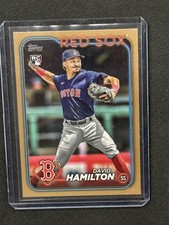 David Hamilton 2024 Topps Gold Red Sox #202 1723/2024