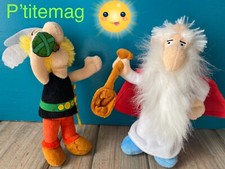 Lot 2 peluches Asterix 20 cm