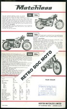 Prospectus Motos MATCHLESS G