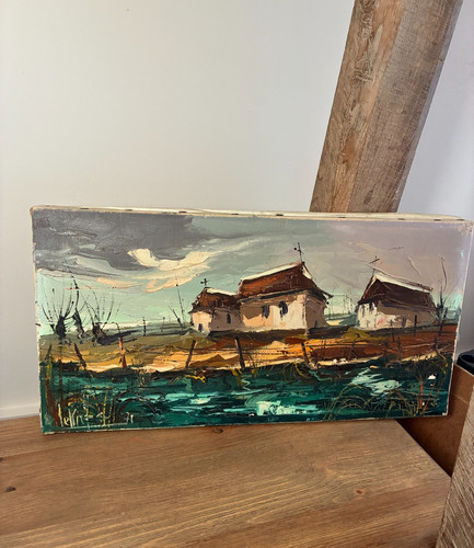 Peinture huile sur - , toile