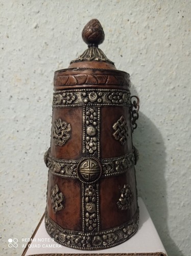 Boîte tibétaine cuivre - boÎte, en