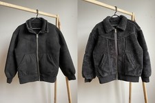 G Star Raw Womens Deline Teddy Reversible Bomber Jacket Size M