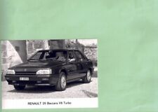 Photo de presse original press photo Renault 25 Baccara V6 Turbo 1989