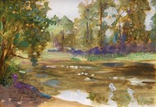 Tableau impressionniste huile