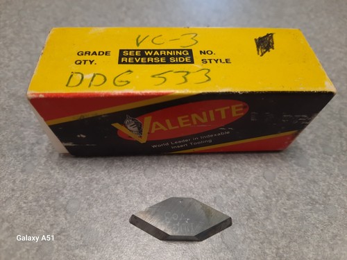 Valenite ddg 533 grade vc3 - ddg,