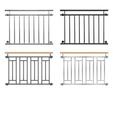 Balustrade balcon français acier inox/peint grille fenêtre garde corps au choix