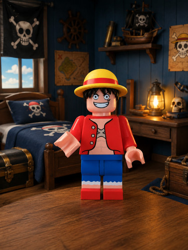 Figurine luffy one piece style - one,
