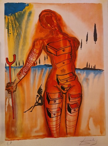 Salvador dali lithographie - salvador,