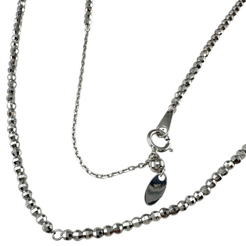 Collier chaîne boule miroir
