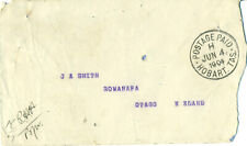 Australia Tasmania 1904 cover Postage Paid Hobart  to Romahapa New Zealand