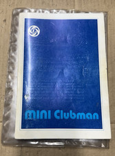 Genuine Austin Leyland Mini Clubman Instruction Book,Drivers Handbook,