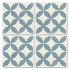 4 X CEMENT TILE STICKERS FOR SDB KITCHEN CR047