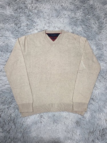 Pull tommy hilfiger beige - pull,
