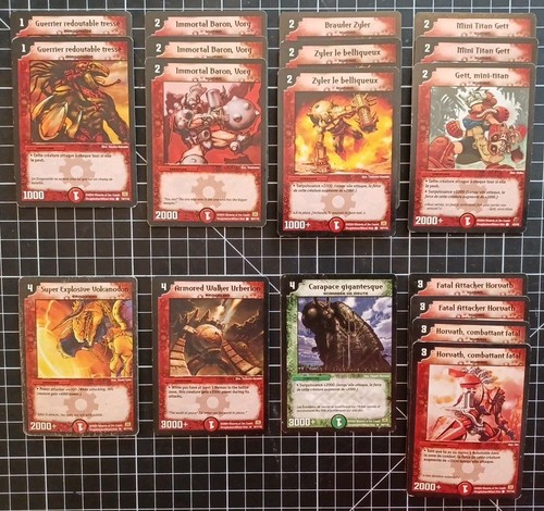 Lot cartes duel masters - cartes,