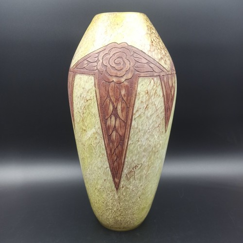 Grand vase legras - art, deco