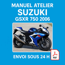 Manuel Atelier Suzuki GSXR 750