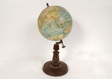 Earth globe world map geographer J. Forest 17-19 rue Buci Paris XXth