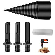 WZYTEU Fendeuse Bois Cône, Fendeur de Buche 32mm pour Perceuse Électrique,