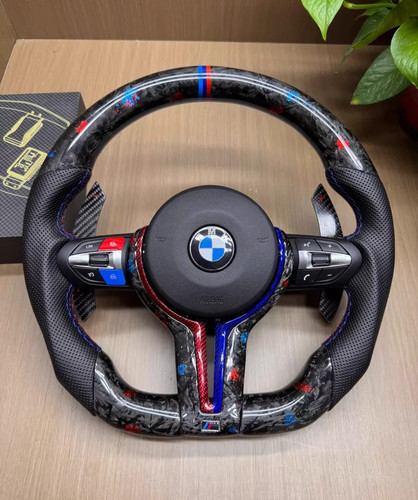 Volant sport bmw fibre - , de