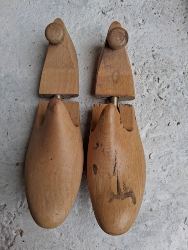 Paire embauchoirs anciens en - paire,
