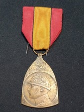 3.4/09/25 (REF27942) Médaille militaire du combattant BELGE 14/18 BELGIAN MEDAL