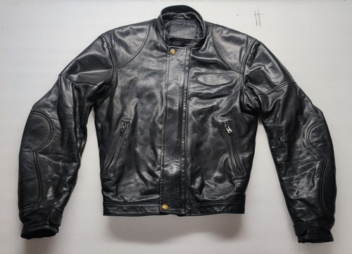 Blouson moto cuir - de, en