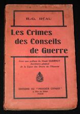 GUERRE 14-18 CRIMES CONSEILS