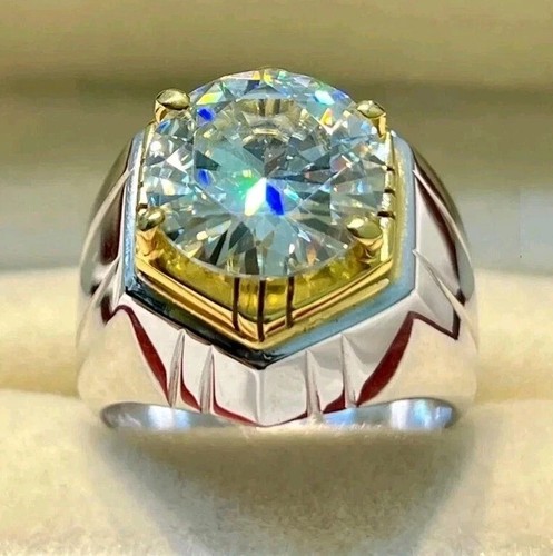 Bague solitaire homme diamant