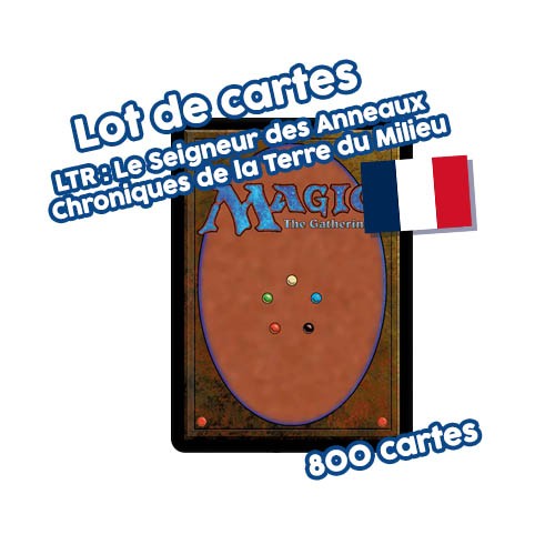 Lot 800 cartes magic the - 800,