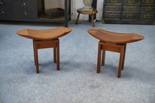 Paire de tabourets japonais en