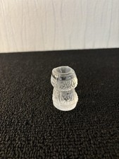 Lalique France Crystal Paper Press Champagne Stopper