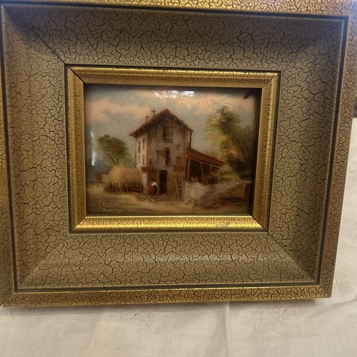 Tableau emaux sur - sur, cuivre
