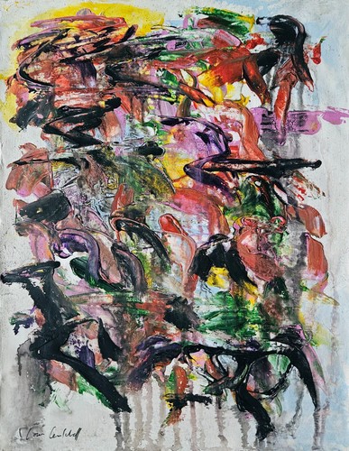 Peinture huile sur toile - à,