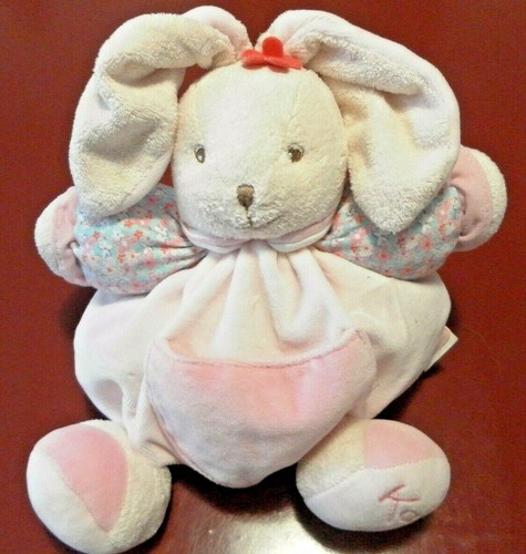 Doudou lapin boule rose - s1,
