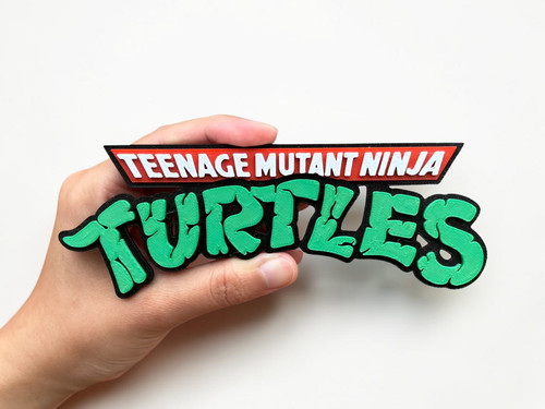 Plaque logo tortue - logo, ninja