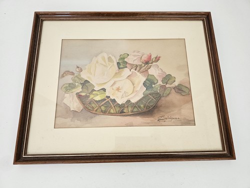 Tableau aquarelle fleurs - tableau,