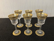 Lot 6 verres à digestif modèle Thistle cristal de Saint Louis (prix des 6)