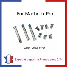 10 Vis Fixation Coque MacBook Pro Series 13 15 17" A1278 A1286 A1297 Dos Dessous
