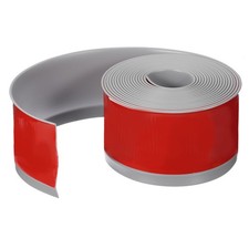 Moulure Murale Adhésive, 5m x 8cm En PVC Autocollant, Gris