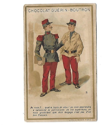 Chromo ancien pub - , chocolat