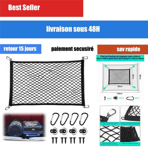 Filet rangement coffre voiture