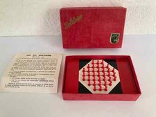 22 ⚜️ Old Society Game Solitaire Game Rachez Paris Vintage Complete